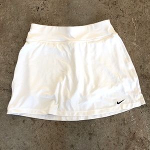 Nike White Athletic Skort